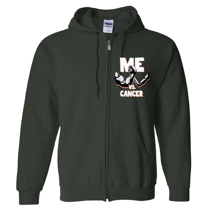 Cancer Awareness Chemotherapy Leukemia Cancer Survivor Full Zip Hoodie