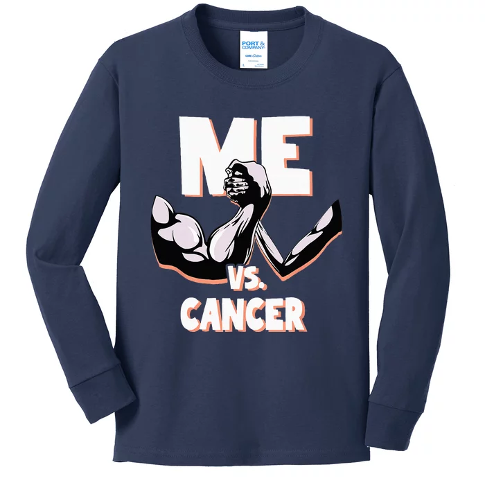 Cancer Awareness Chemotherapy Leukemia Cancer Survivor Kids Long Sleeve Shirt