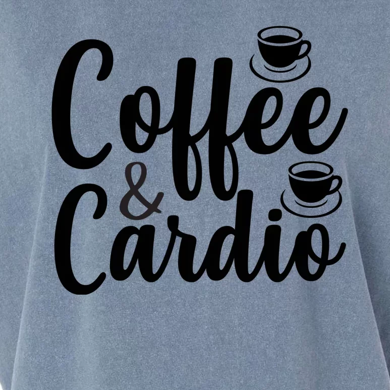 Coffee And Cardio Garment-Dyed Women's Muscle Tee