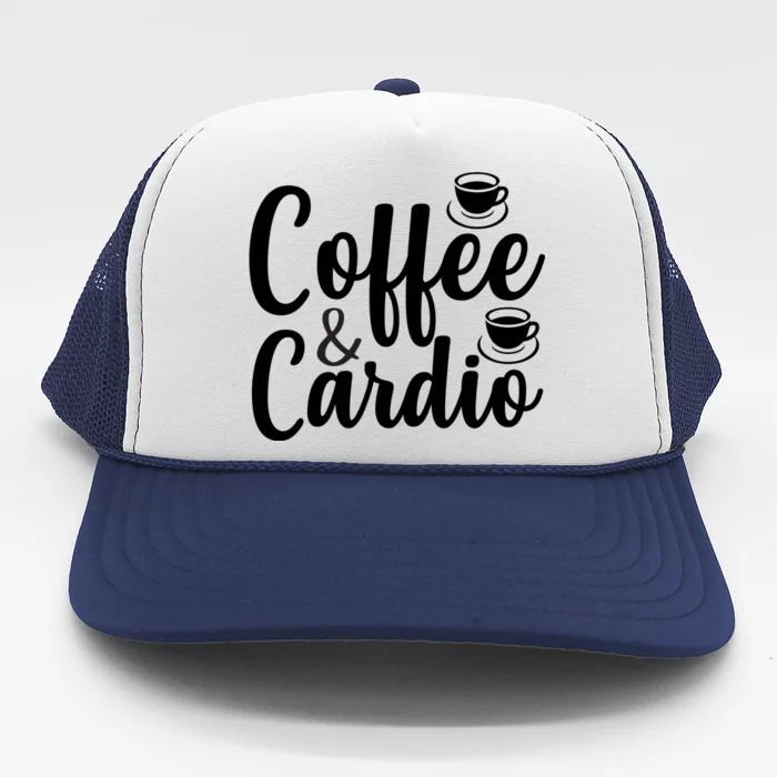 Coffee And Cardio Trucker Hat