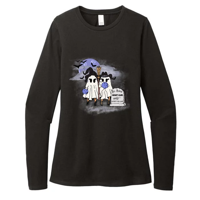 Creeps And Crimes Ghosts Womens CVC Long Sleeve Shirt