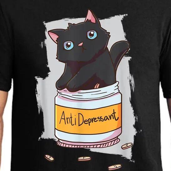 Cat Antidepressant Pajama Set