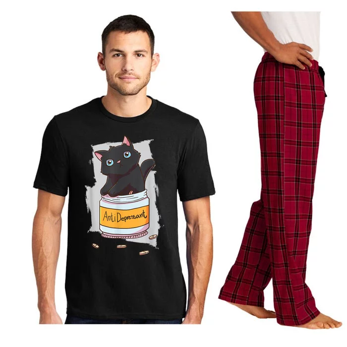 Cat Antidepressant Pajama Set