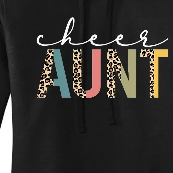 Cheer Aunt Cheerleader Outfit Cheer Auntie Cheer Women's Pullover Hoodie