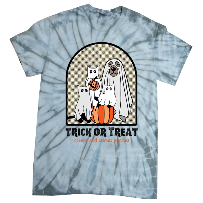 Creeps And Crimes Trick Or Treat Tie-Dye T-Shirt