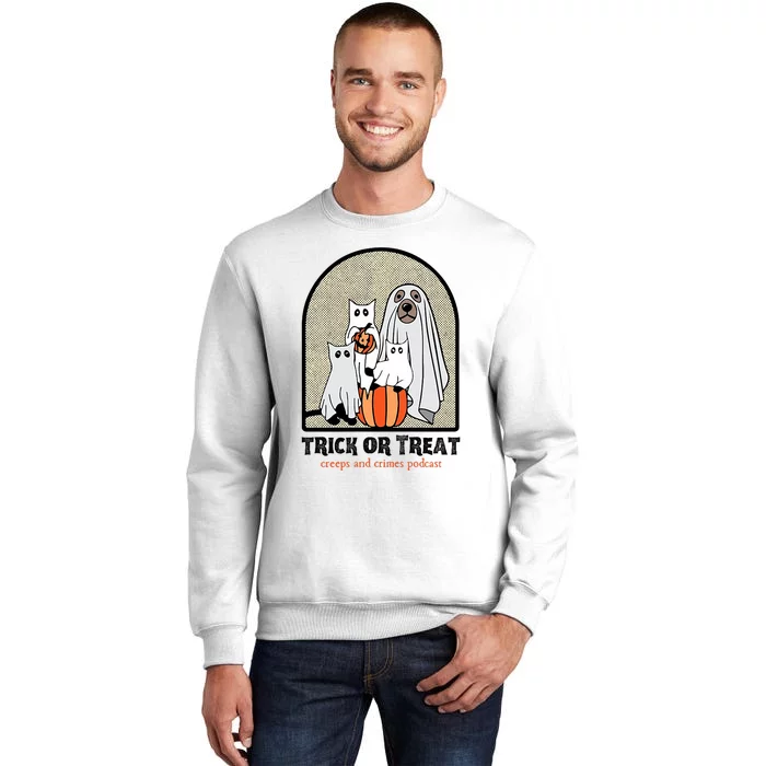 Creeps And Crimes Trick Or Treat Sweatshirt