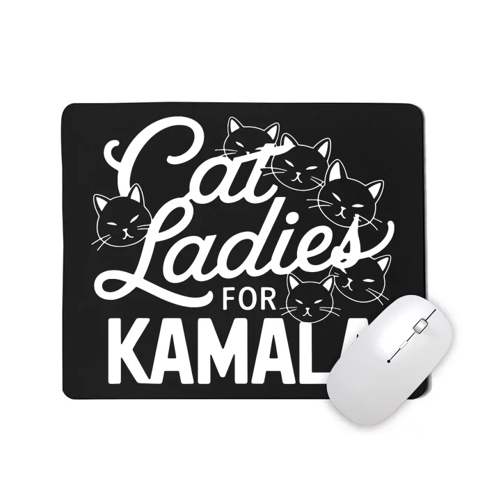 Cute Anime Cats Cat Ladies For Kamala Mousepad