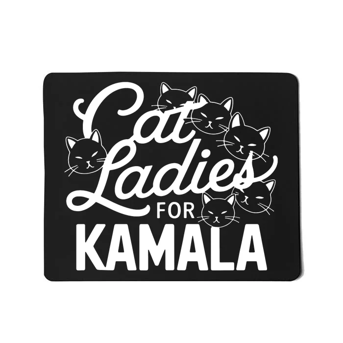 Cute Anime Cats Cat Ladies For Kamala Mousepad