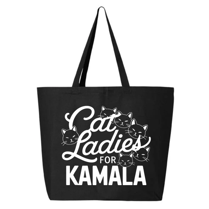 Cute Anime Cats Cat Ladies For Kamala 25L Jumbo Tote