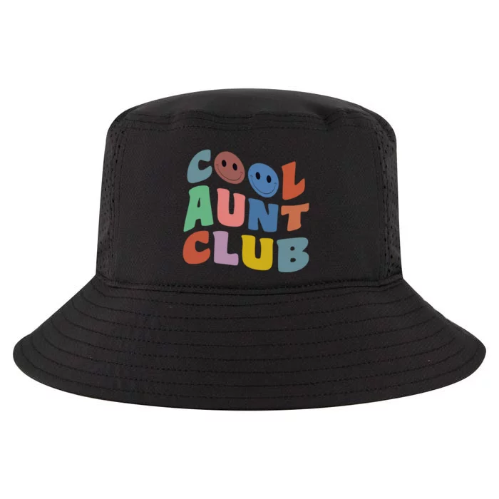 Cool Aunt Club Funny Smile Colorful Cool Aunt Club Aunties Cool Comfort Performance Bucket Hat