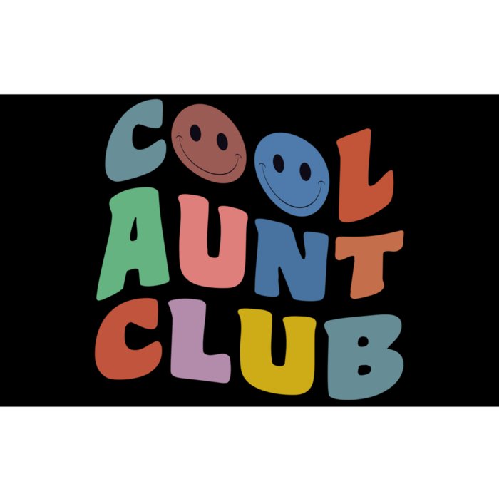 Cool Aunt Club Funny Smile Colorful Cool Aunt Club Aunties Bumper Sticker