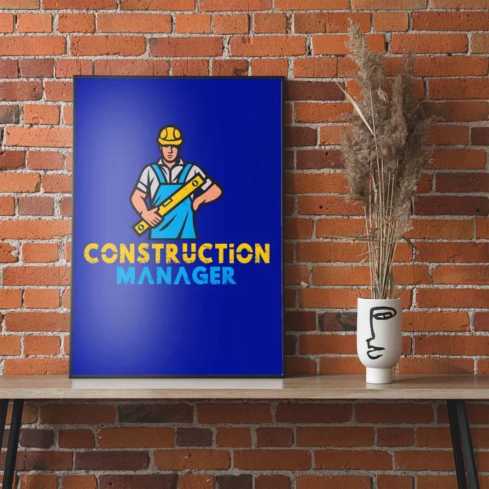 Construction Ager Construction Worker Gift Poster