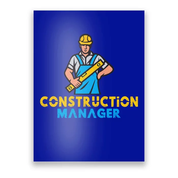 Construction Ager Construction Worker Gift Poster