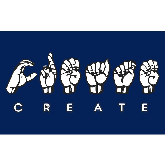 Create (ASL) Bumper Sticker