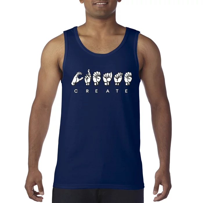 Create (ASL) Tank Top