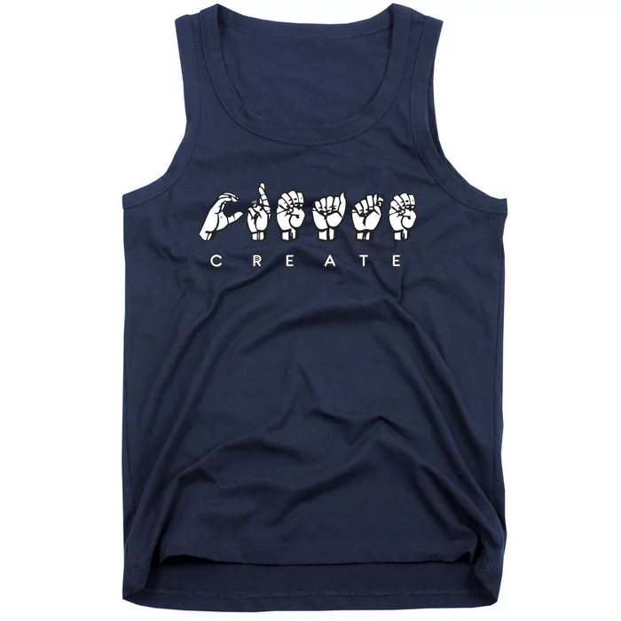 Create (ASL) Tank Top