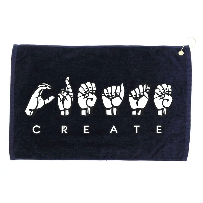 Create (ASL) Grommeted Golf Towel