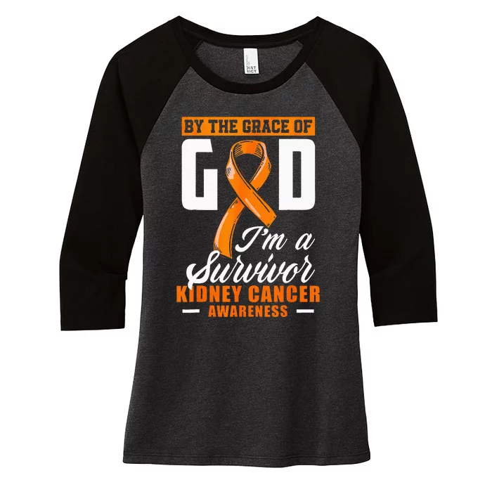 Cancer Awareness Chemotherapy Leukemia Cancer Survivor Women's Tri-Blend 3/4-Sleeve Raglan Shirt