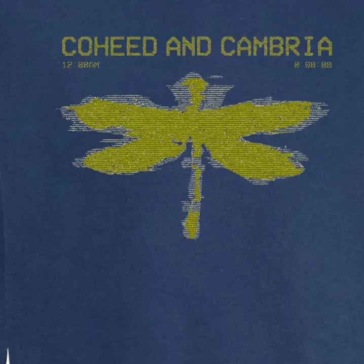 Coheed And Cambria Vcr Glitch Garment-Dyed Sweatshirt