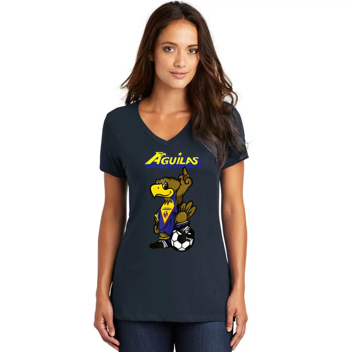 Club America Women's V-Neck T-Shirt