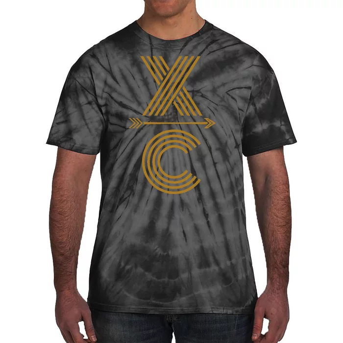 Cx A Cross Country Running Design Tie-Dye T-Shirt