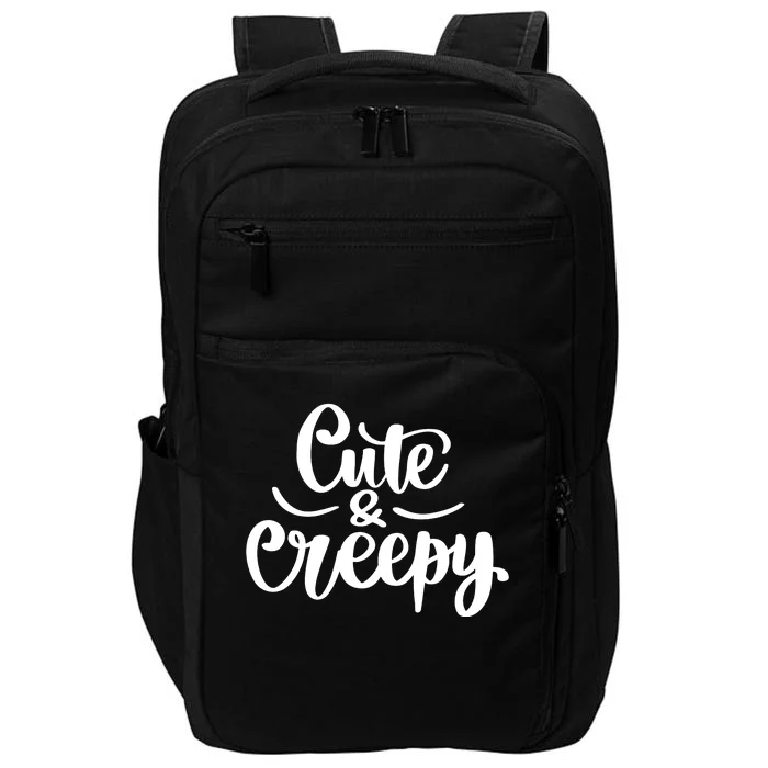 Cute And Creepy Halloween Funny Impact Tech Backpack