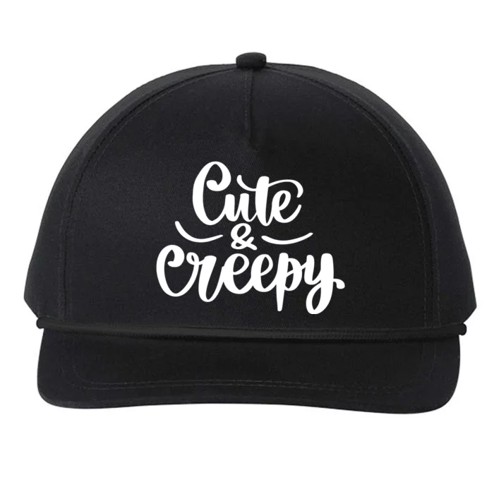 Cute And Creepy Halloween Funny Snapback Five-Panel Rope Hat