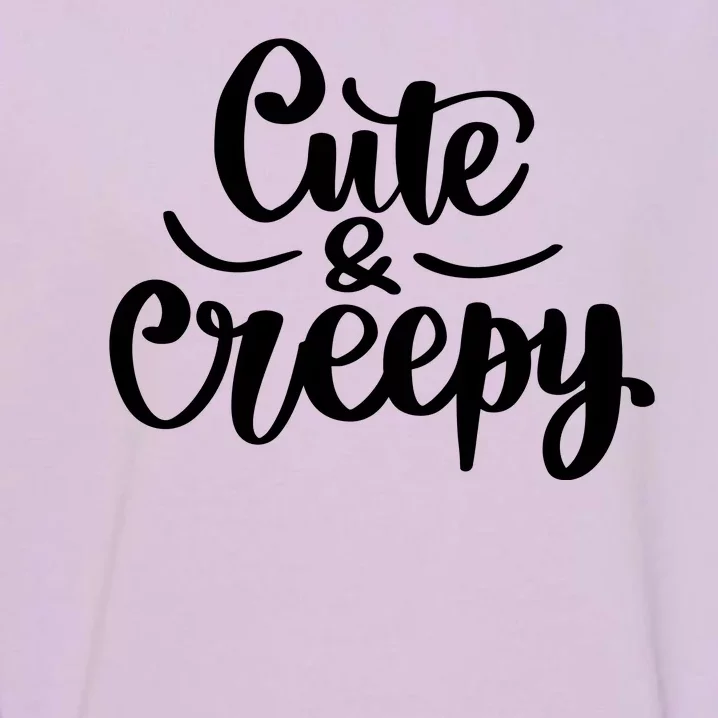 Cute And Creepy Halloween Funny Garment-Dyed Sweatshirt