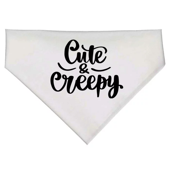 Cute And Creepy Halloween Funny USA-Made Doggie Bandana