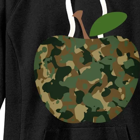 Camouflage Apple Women's Fleece Hoodie