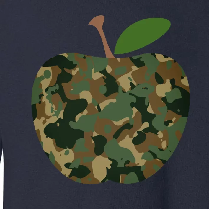 Camouflage Apple Toddler Sweatshirt