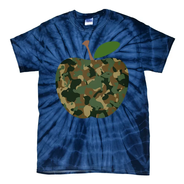 Camouflage Apple Tie-Dye T-Shirt