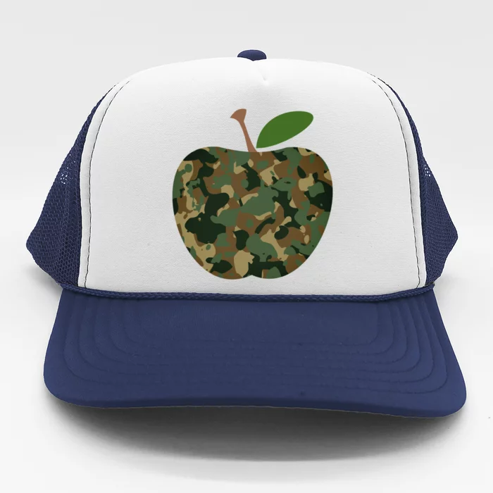 Camouflage Apple Trucker Hat