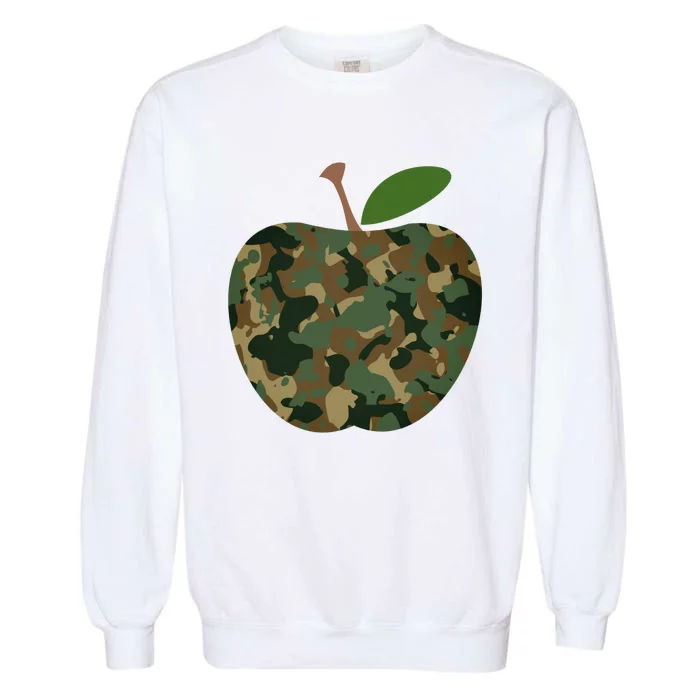 Camouflage Apple Garment-Dyed Sweatshirt