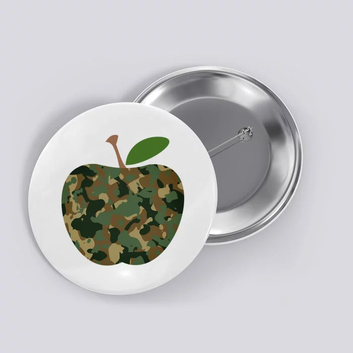 Camouflage Apple Button