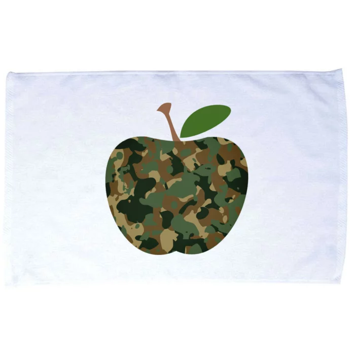 Camouflage Apple Microfiber Hand Towel