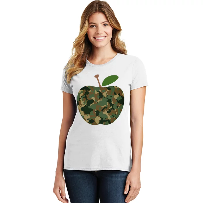 Camouflage Apple Women's T-Shirt