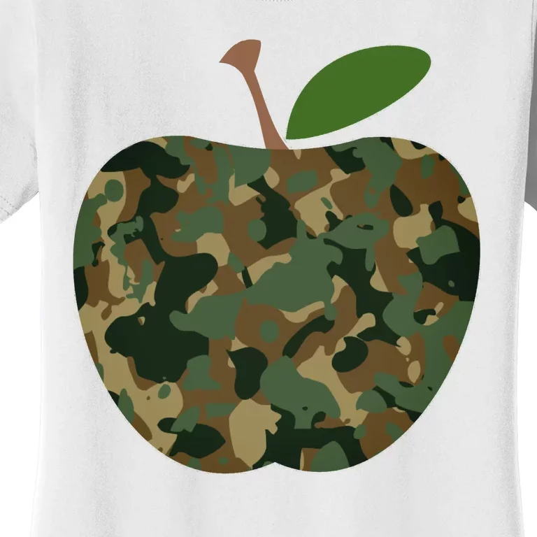 Camouflage Apple Women's T-Shirt