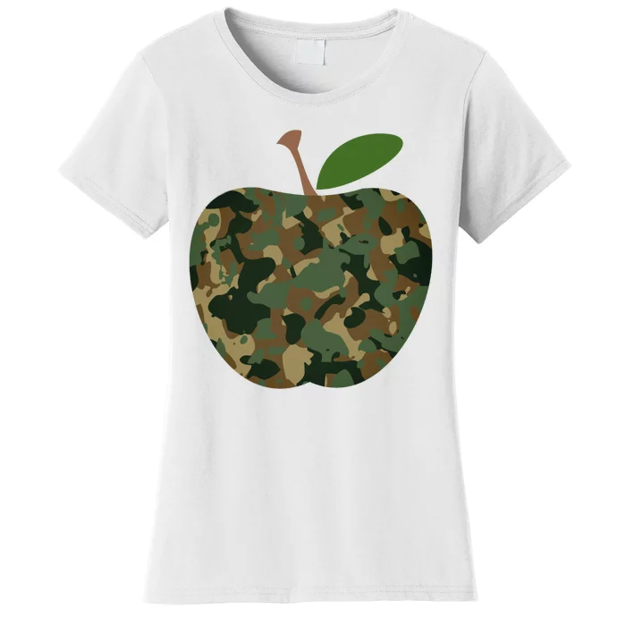 Camouflage Apple Women's T-Shirt