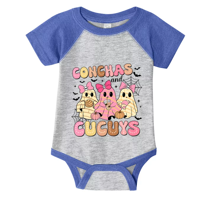 Conchas And Cucuys Mexican Ghost Infant Baby Jersey Bodysuit