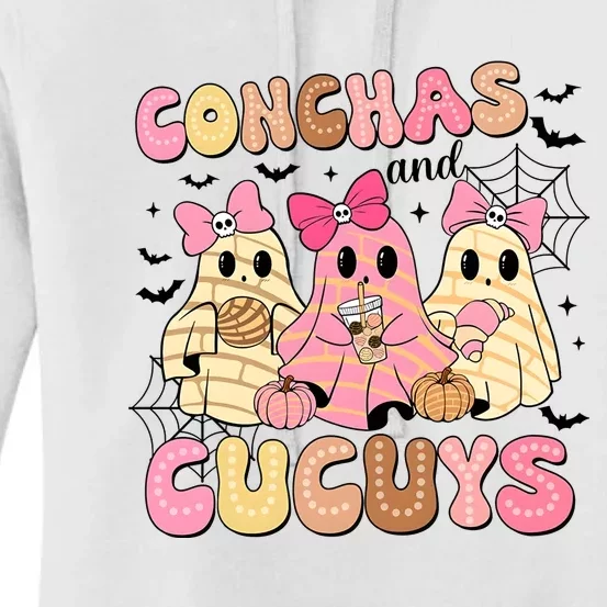 Conchas And Cucuys Mexican Ghost Women's Pullover Hoodie