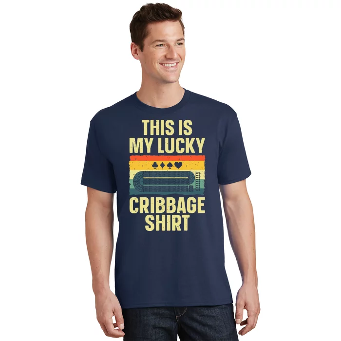 Cribbage Art Cribbage Board Cribbage Player T-Shirt