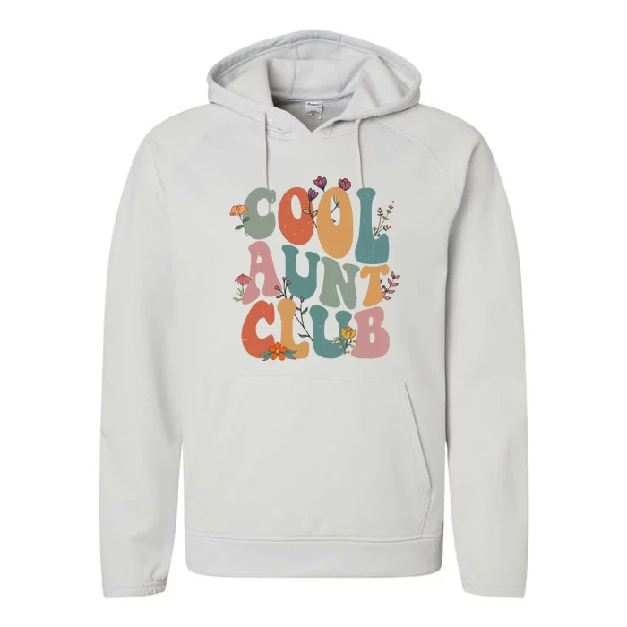 Cool Aunts Club Valentines Day Performance Fleece Hoodie