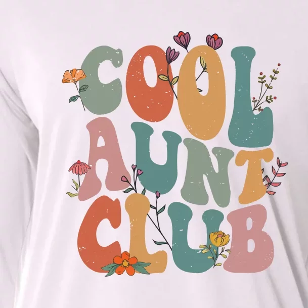 Cool Aunts Club Valentines Day Cooling Performance Long Sleeve Crew