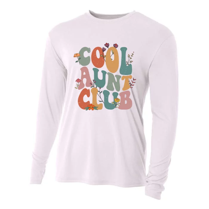 Cool Aunts Club Valentines Day Cooling Performance Long Sleeve Crew