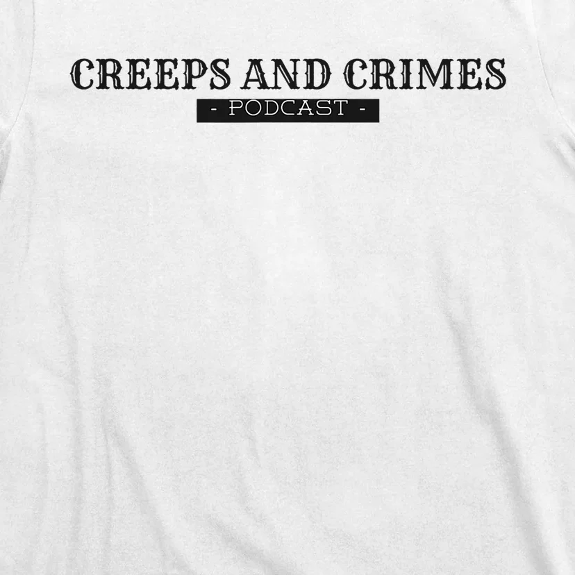 Creeps And Crimes Podcast Logo T-Shirt