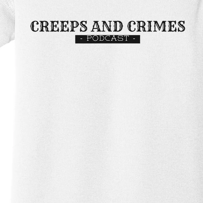 Creeps And Crimes Podcast Logo Baby Bodysuit