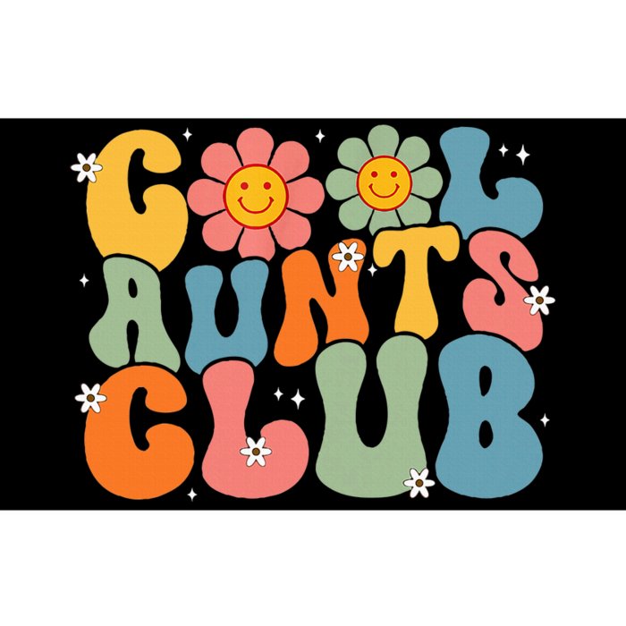 Cool Aunts Club Groovy Retro Smile Aunt Auntie MotherS Day Bumper Sticker