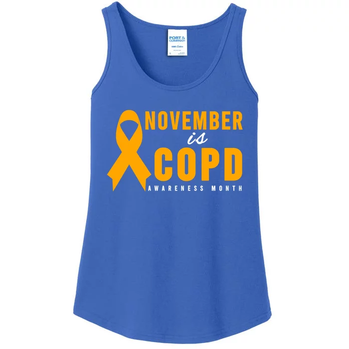 Copd Awareness Cute Gift November Is Copd Awareness Month Gift Ladies Essential Tank