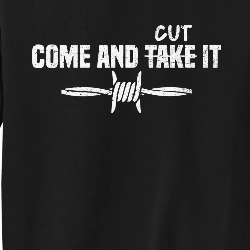 Come And Cut It 2024 I Stand With Texas Tall Sweatshirt